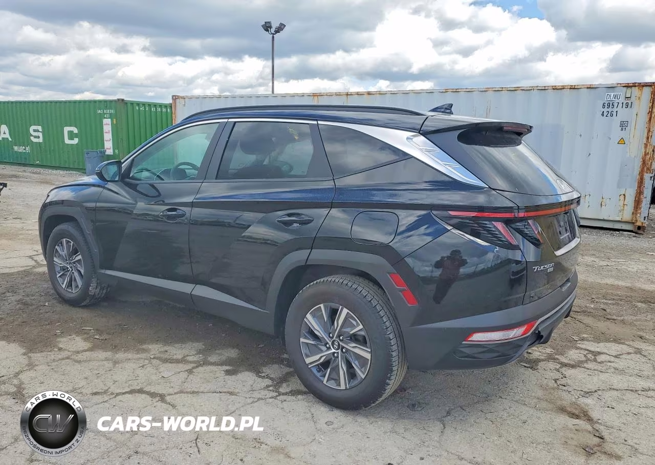 2022 Hyundai Tucson Blue VIN:KM8JBCA1XNU042498 - 2