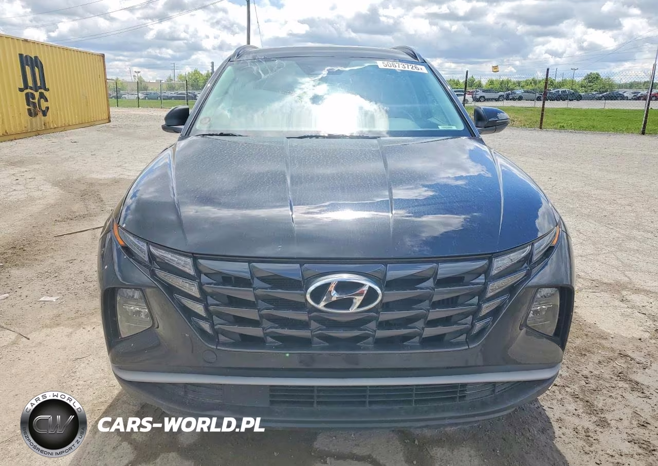 2022 Hyundai Tucson Blue VIN:KM8JBCA1XNU042498 - 5