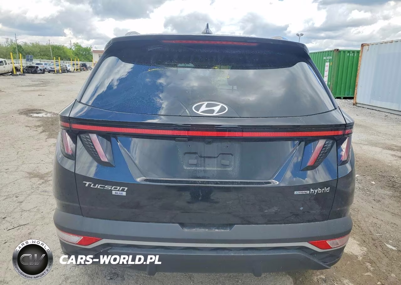 2022 Hyundai Tucson Blue VIN:KM8JBCA1XNU042498 - 6