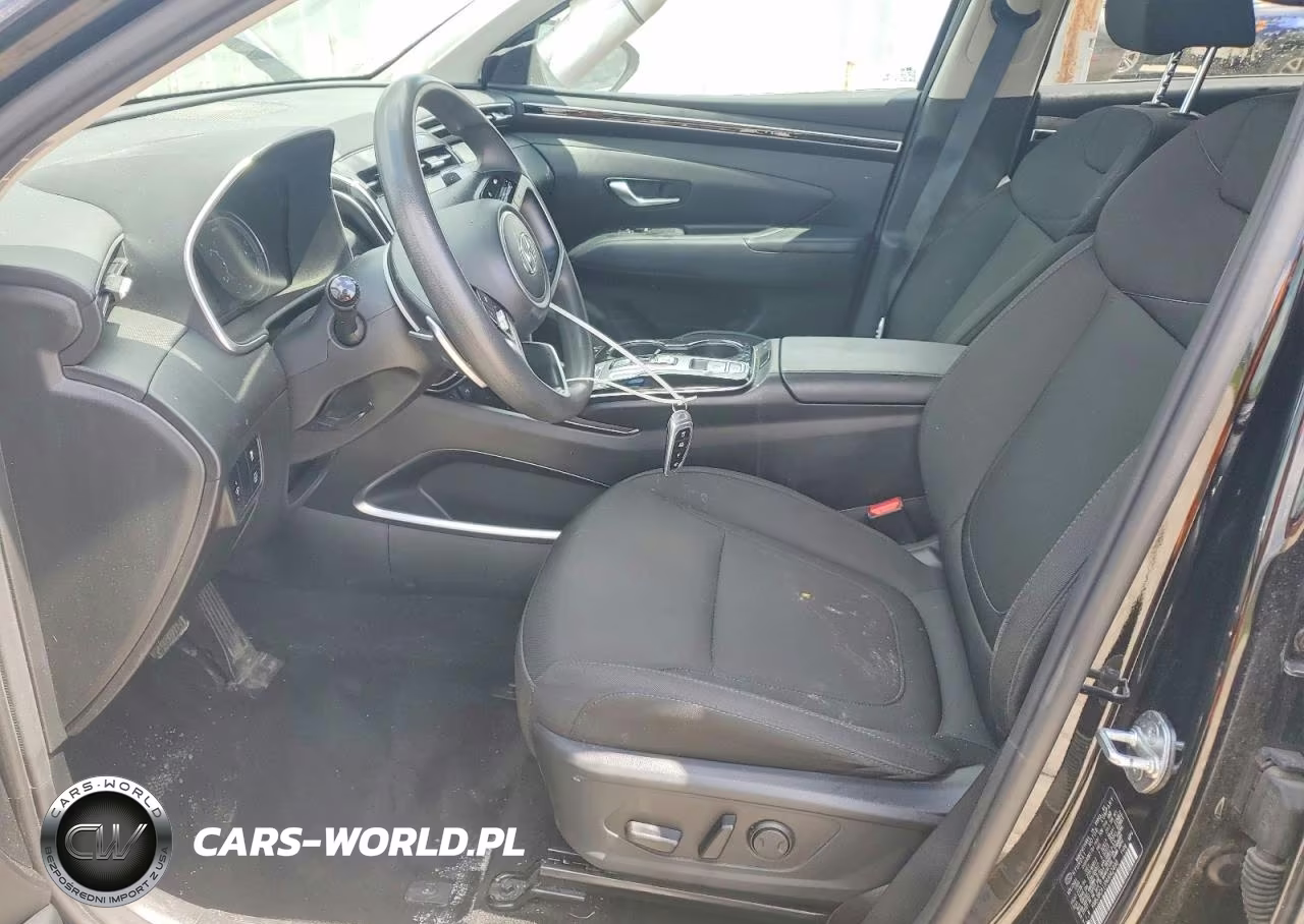 2022 Hyundai Tucson Blue VIN:KM8JBCA1XNU042498 - 7
