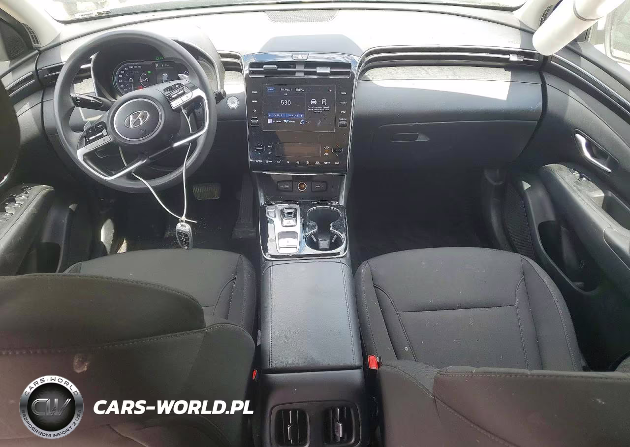 2022 Hyundai Tucson Blue VIN:KM8JBCA1XNU042498 - 8
