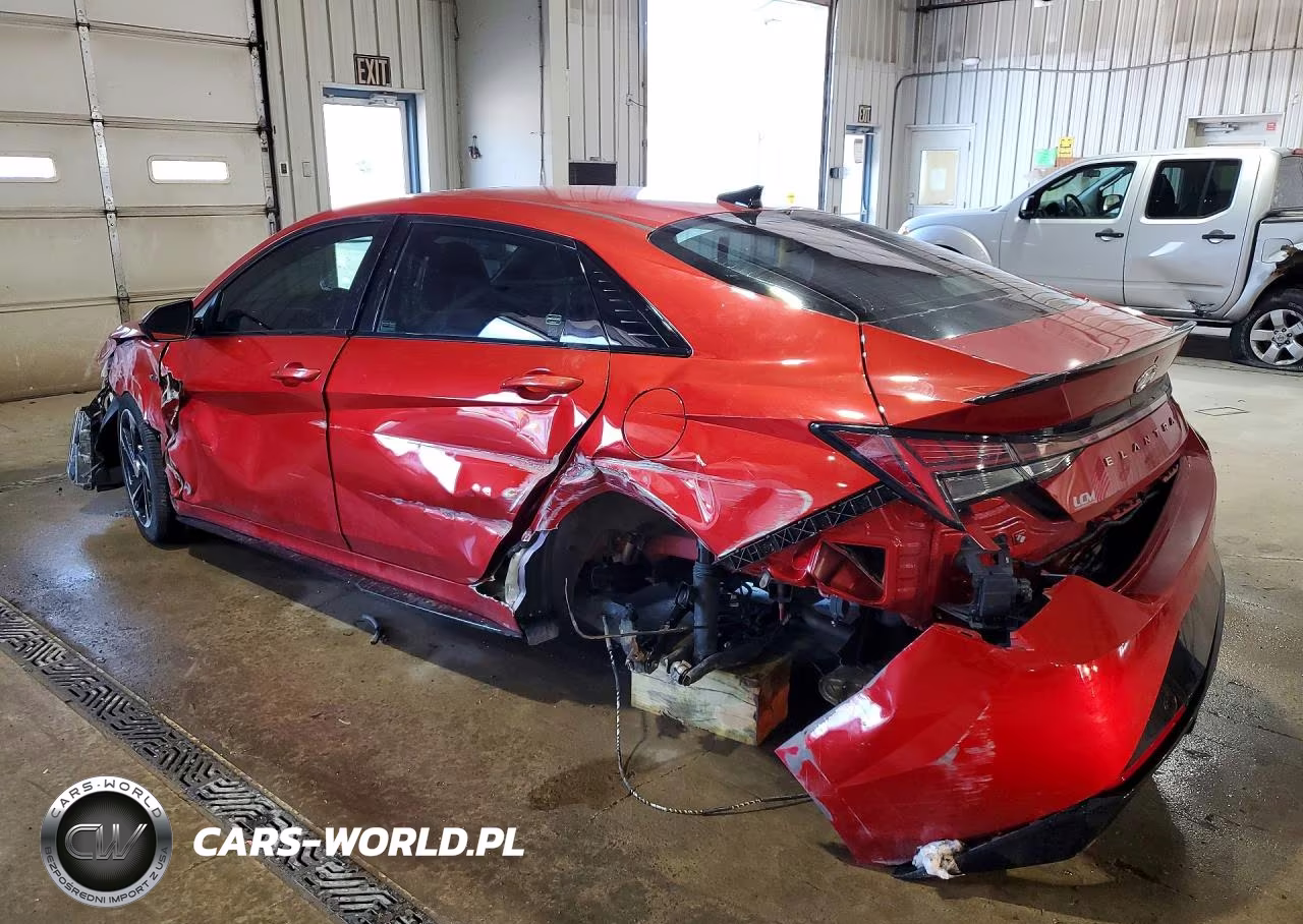 2021 Hyundai Elantra N Line VIN:KMHLR4AF9MU119298 - 2