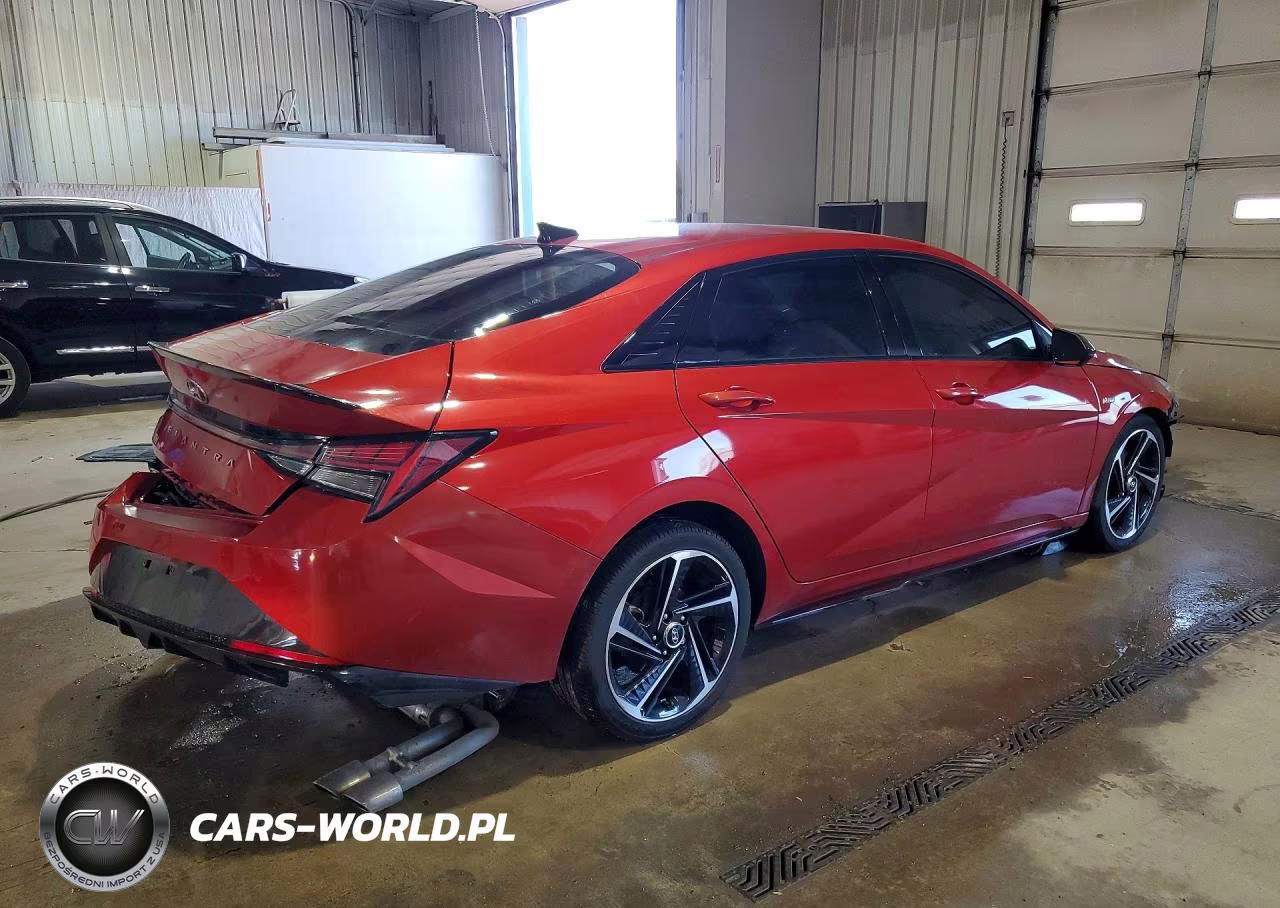 2021 Hyundai Elantra N Line VIN:KMHLR4AF9MU119298 - 3