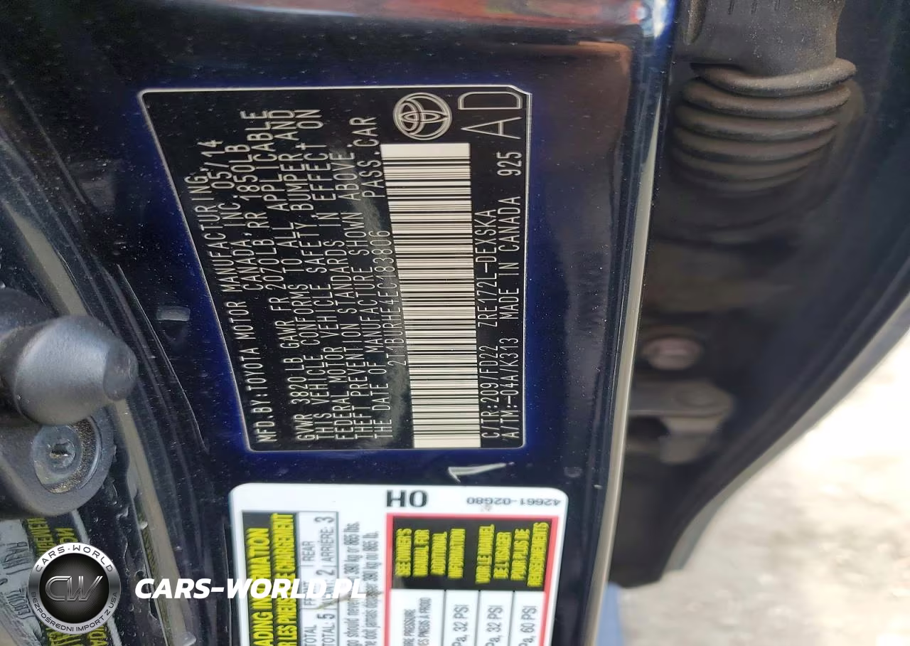 2014 Toyota Corolla S Plus VIN:2T1BURHE4EC183806 - 12