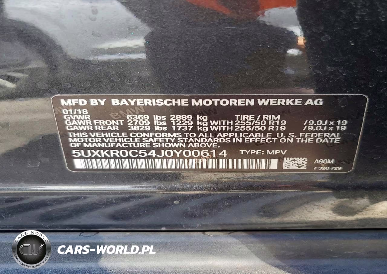 2018 BMW X5 xDrive35I VIN:5UXKR0C54J0Y00614 - 13