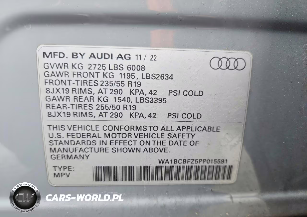 2023 Audi Q4 E-Tron Premium Plus VIN:WA1BCBFZ5PP015591 - 12