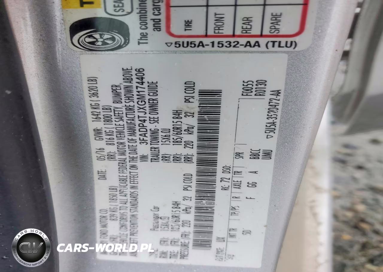 2016 Ford Fiesta S VIN:3FADP4TJXGM174406 - 12