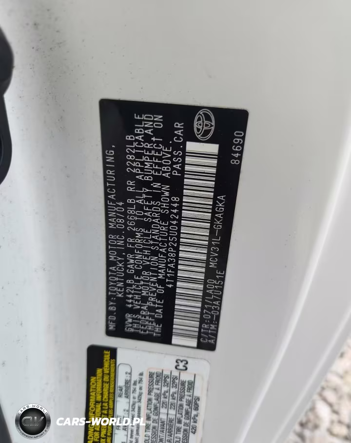 2005 Toyota Camry Solara Sle V6 VIN:4T1FA38P25U042448 - 12