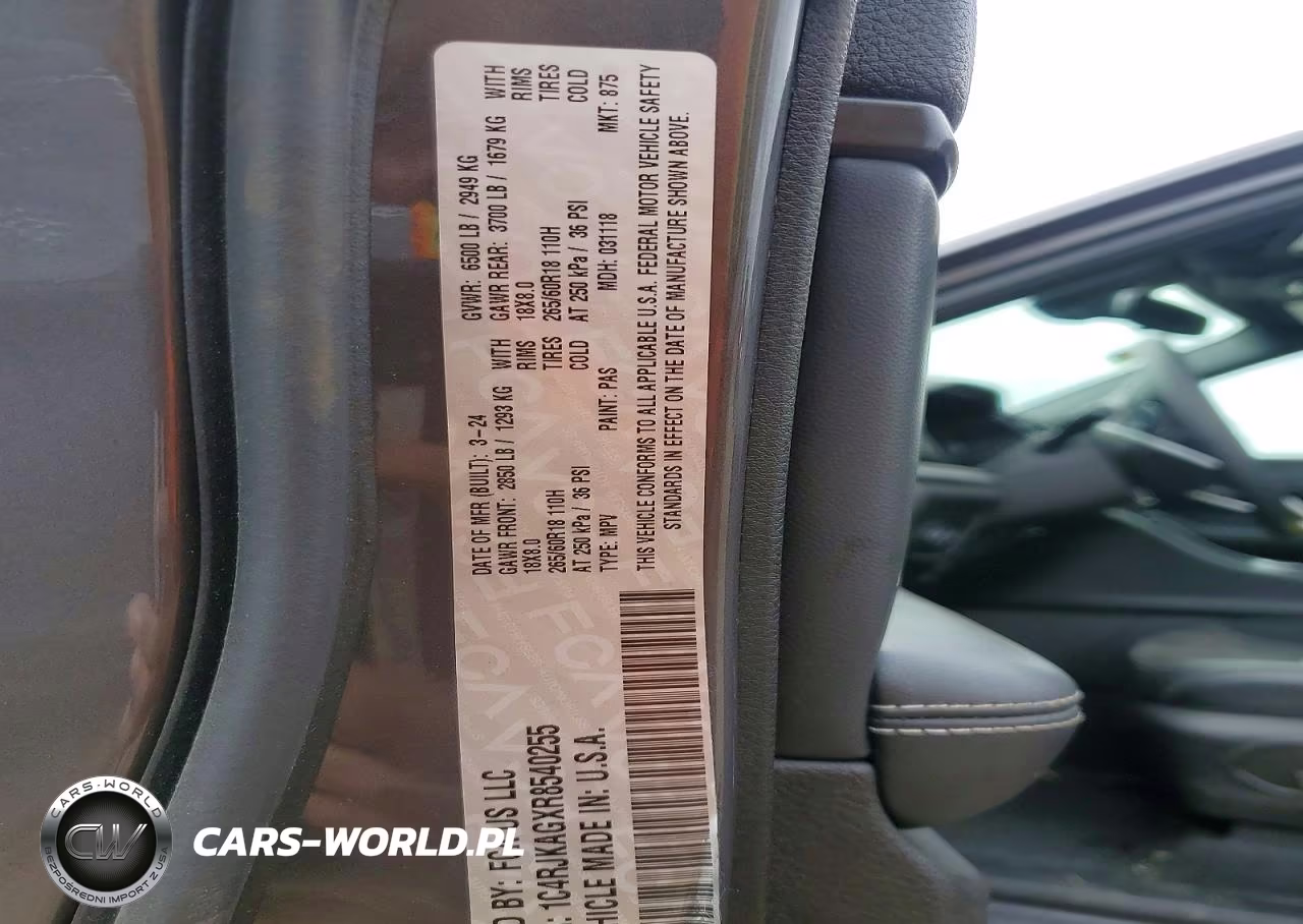 2024 Jeep Grand Cherokee L Laredo VIN:1C4RJKAGXR8540255 - 13