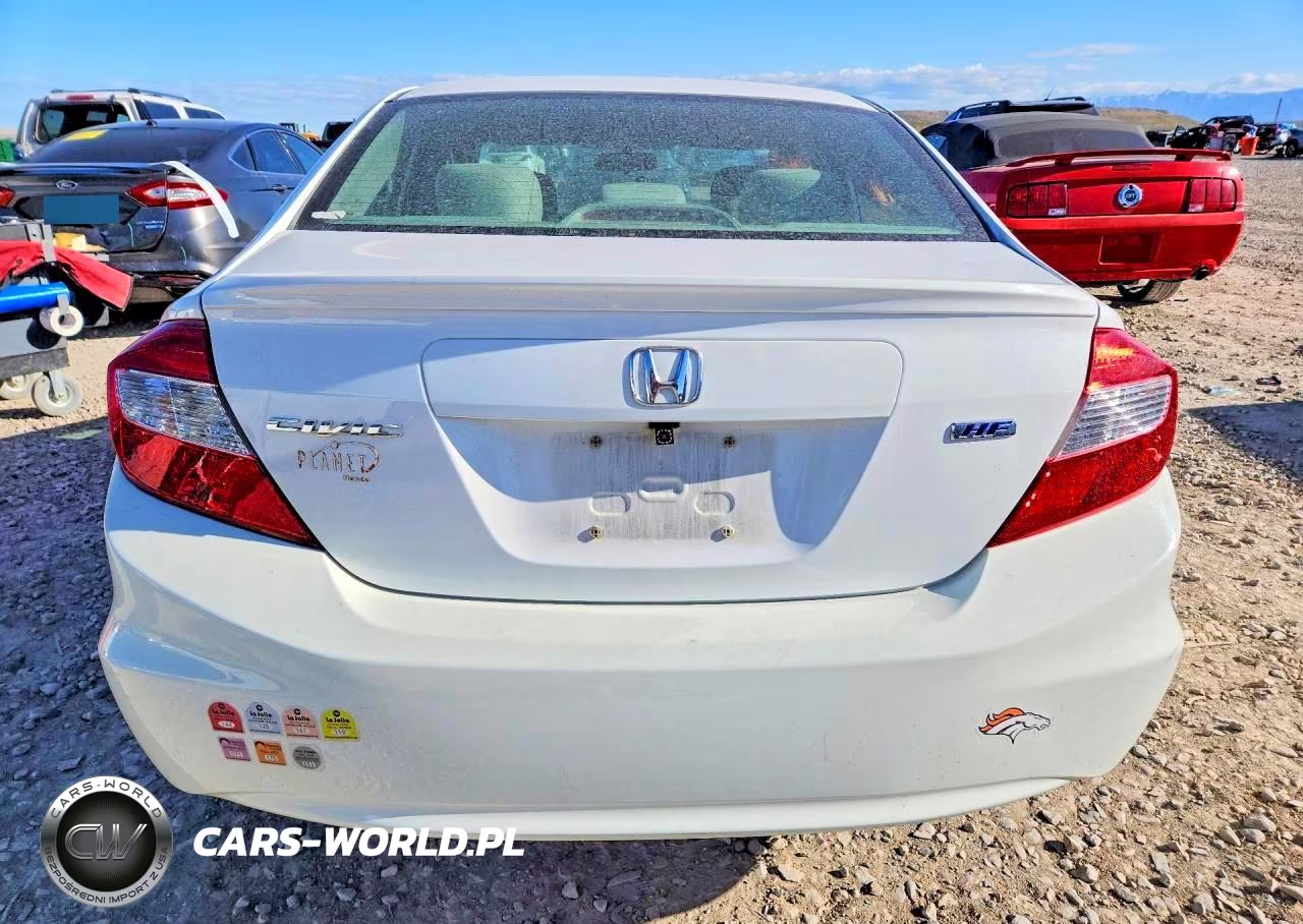 2012 Honda Civic Hf VIN:2HGFB2F65CH554857 - 6