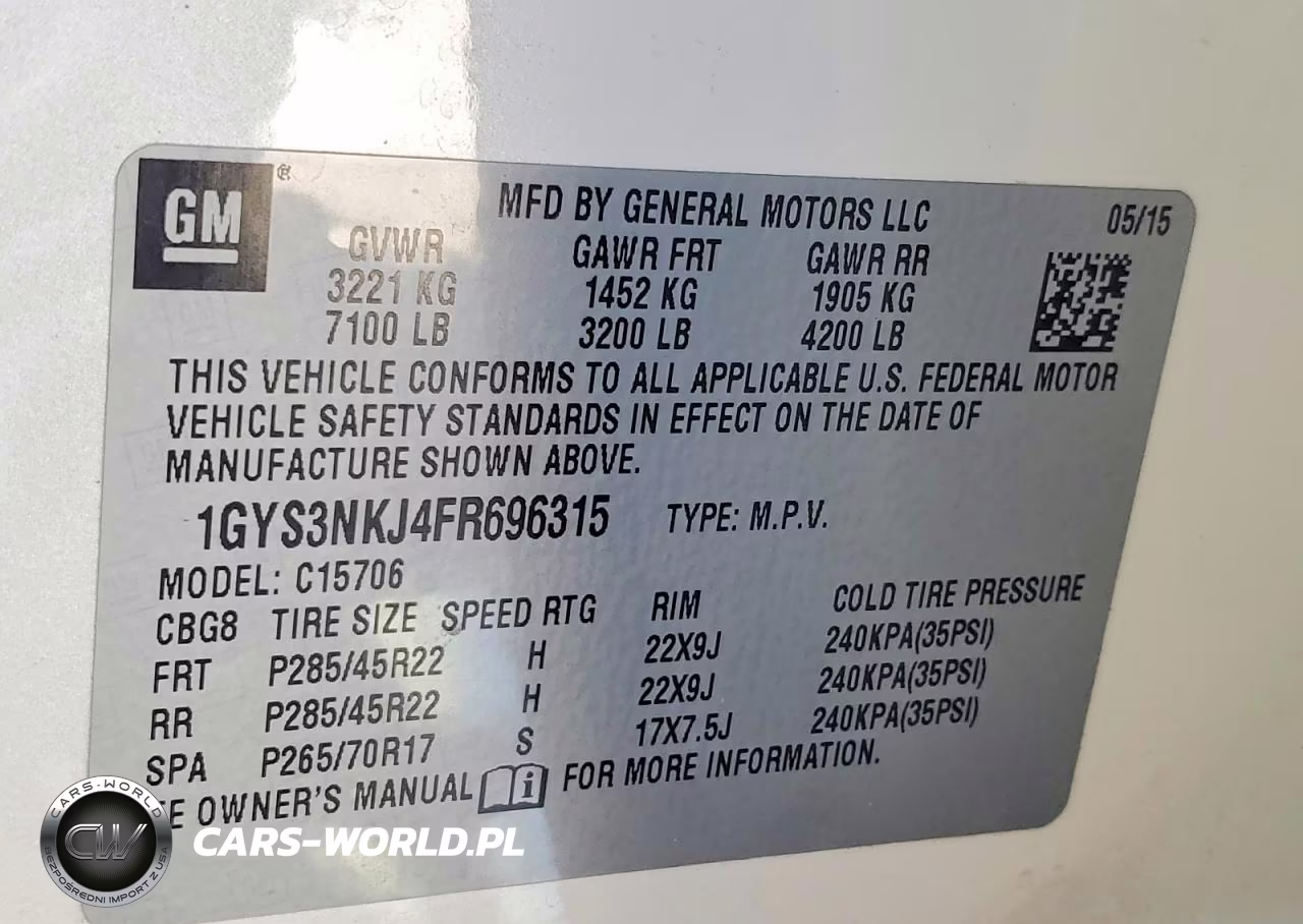 2015 Cadillac Escalade Premium VIN:1GYS3NKJ4FR696315 - 13