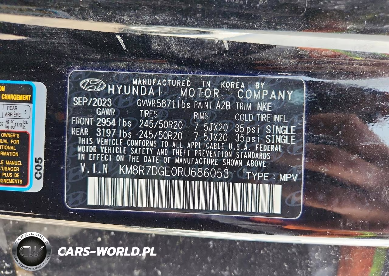 2024 Hyundai Palisade Calligraphy Night Edition VIN:KM8R7DGE0RU686053 - 14