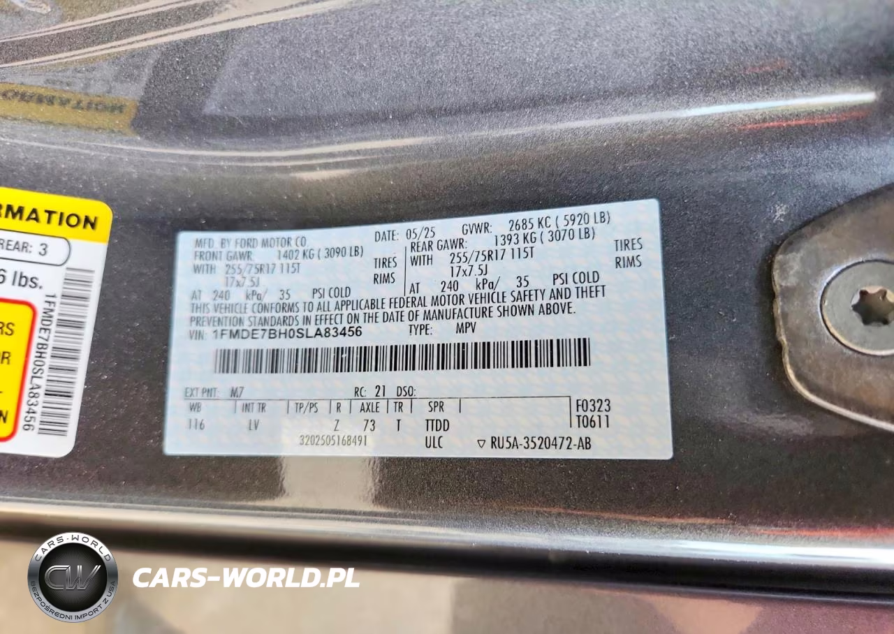 2025 Ford Bronco Big Bend VIN:1FMDE7BH0SLA83456 - 14