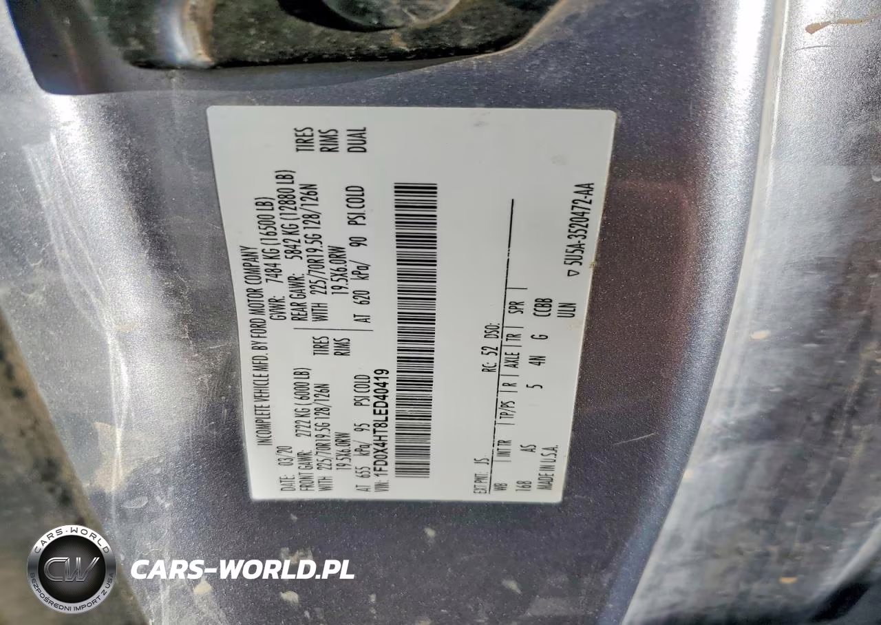 2020 Ford F450 Super Duty VIN:1FD0X4HT8LED40419 - 12
