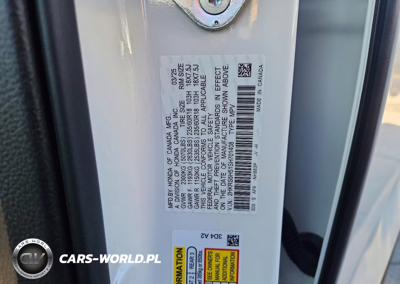 2025 Honda Cr-V Sport VIN:2HKRS5H51SH701408 - 13