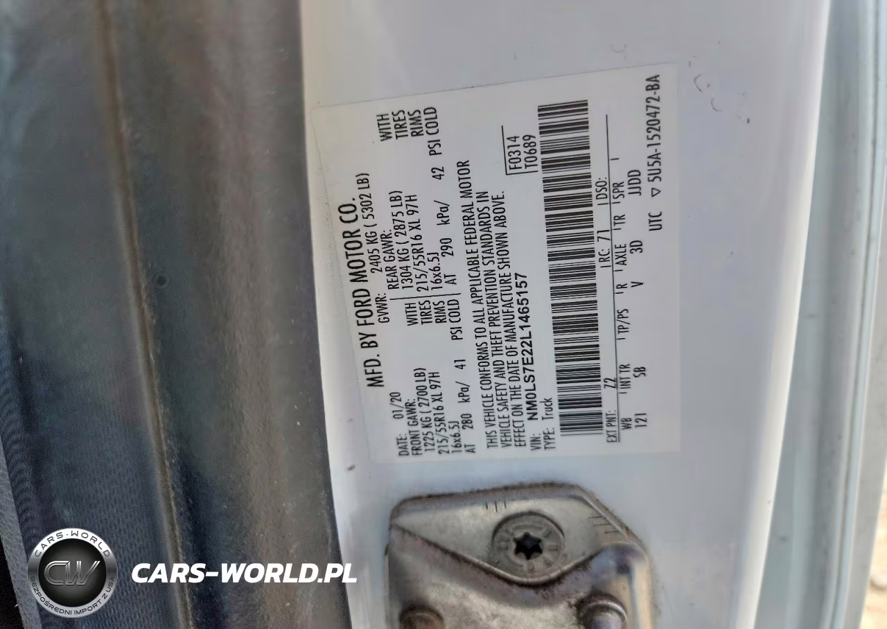 2020 Ford Transit Connect Xl VIN:NM0LS7E22L1465157 - 12