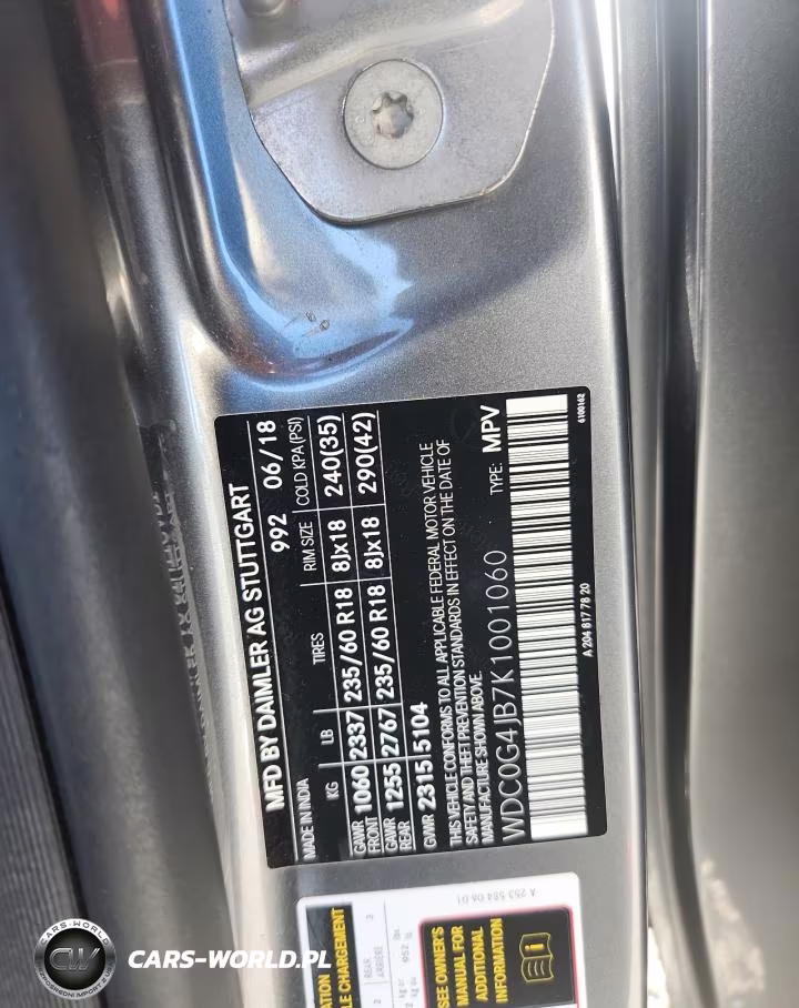 2019 Mercedes-Benz Glc 300 VIN:WDC0G4JB7K1001060 - 13