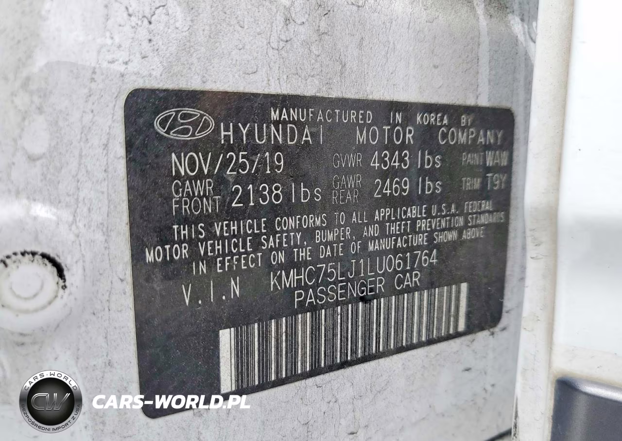 2020 Hyundai Ioniq Electric Se VIN:KMHC75LJ1LU061764 - 12