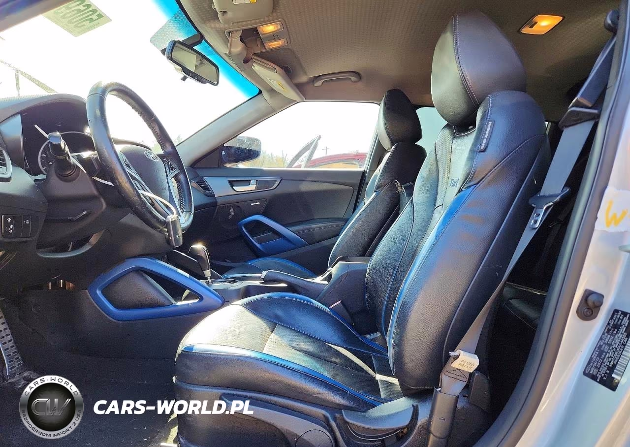 2013 Hyundai Veloster Turbo VIN:KMHTC6AE4DU144503 - 7