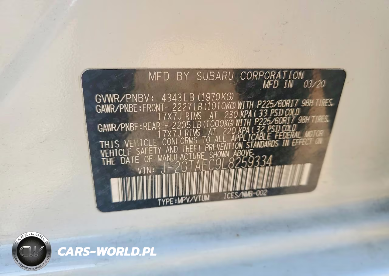 2020 Subaru Crosstrek Premium VIN:JF2GTAEC9L8259334 - 12