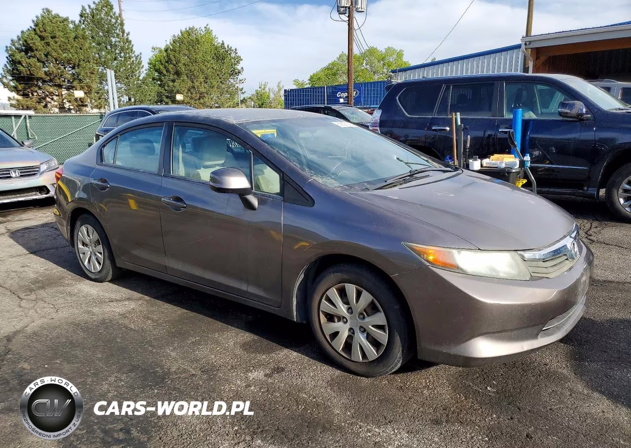 2012 Honda Civic Lx VIN:2HGFB2F55CH584514 - 4