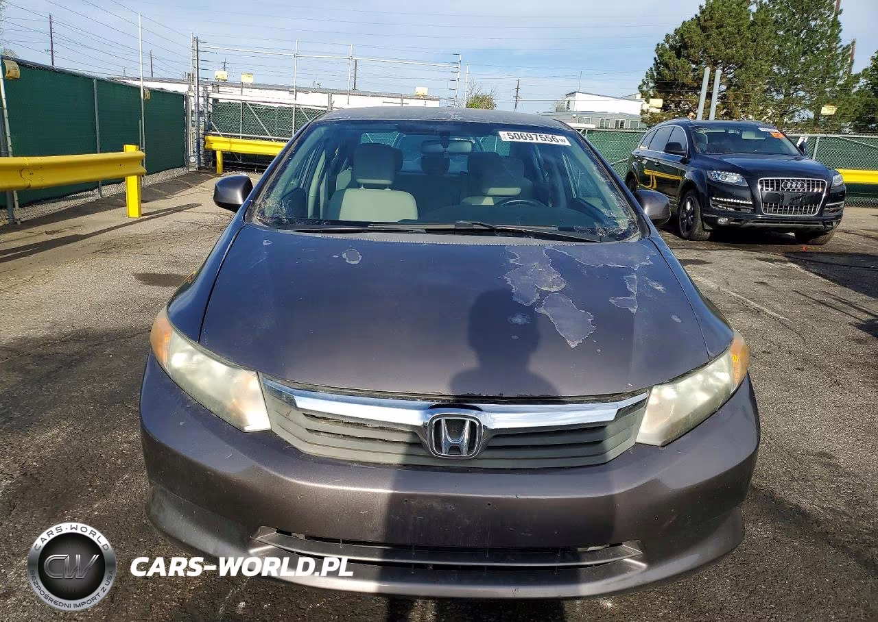 2012 Honda Civic Lx VIN:2HGFB2F55CH584514 - 5