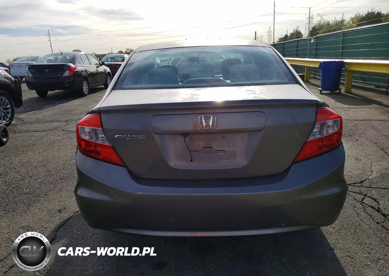 2012 Honda Civic Lx VIN:2HGFB2F55CH584514 - 6