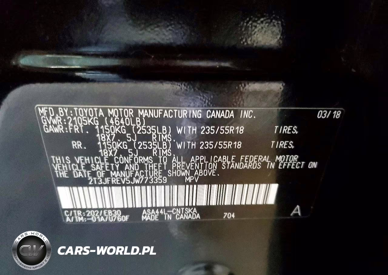 2018 Toyota Rav4 Se VIN:2T3JFREV5JW773359 - 13
