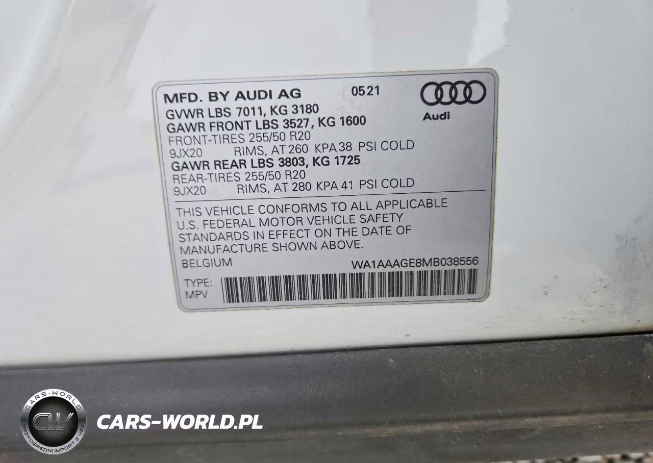 2021 Audi E-Tron Premium VIN:WA1AAAGE8MB038556 - 14