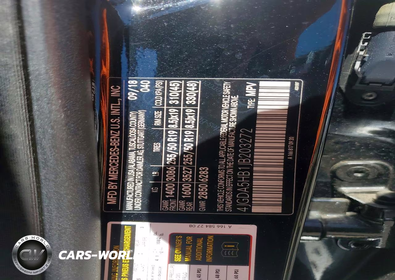 2018 Mercedes-Benz Gle 350 4Matic VIN:4JGDA5HB1JB203272 - 13