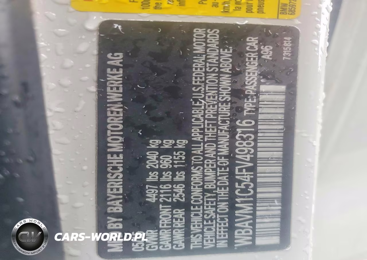 2015 BMW X1 Sdrive28I VIN:WBAVM1C54FV498316 - 13