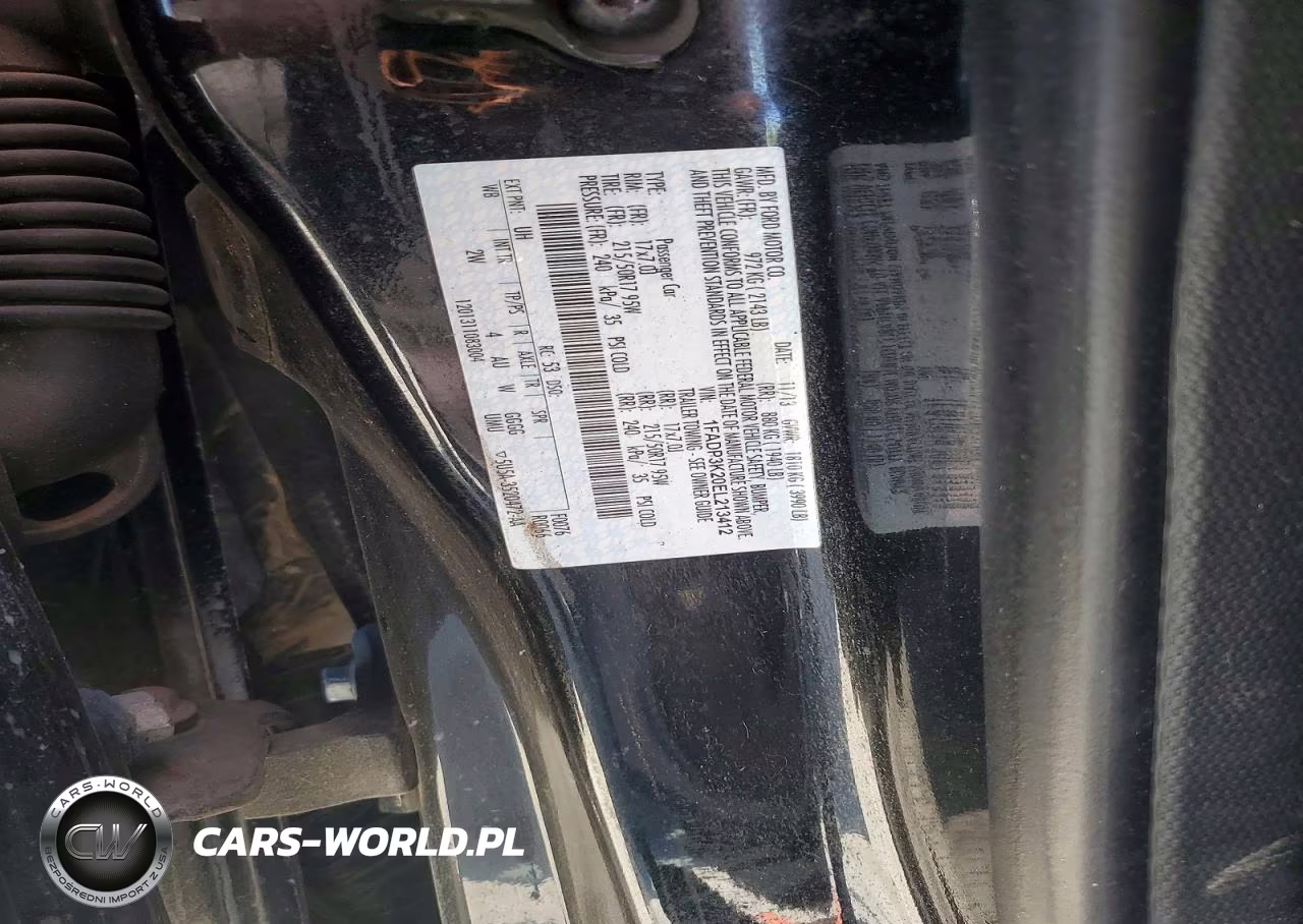2014 Ford Focus Se VIN:1FADP3K20EL213412 - 12
