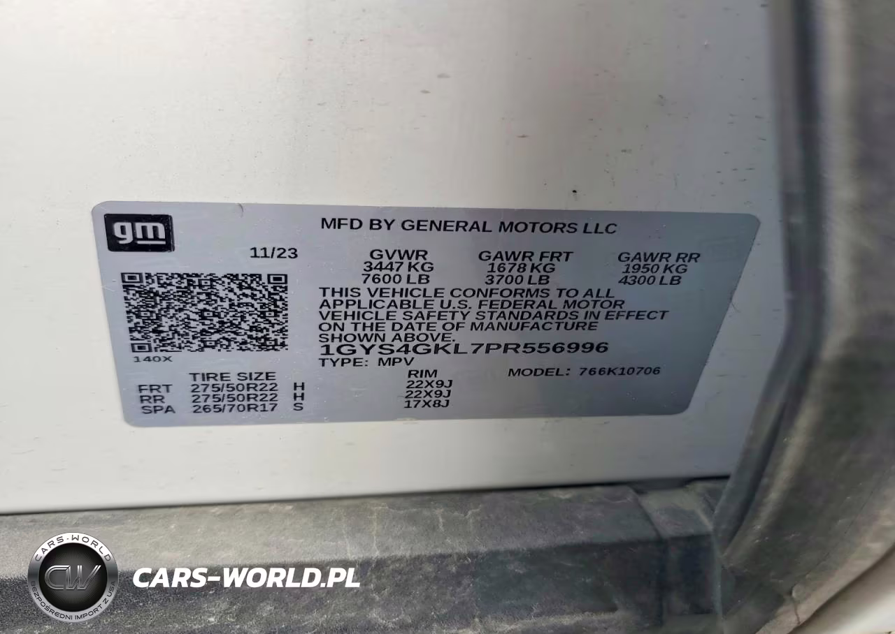 2023 Cadillac Escalade Sport Platinum VIN:1GYS4GKL7PR556996 - 13