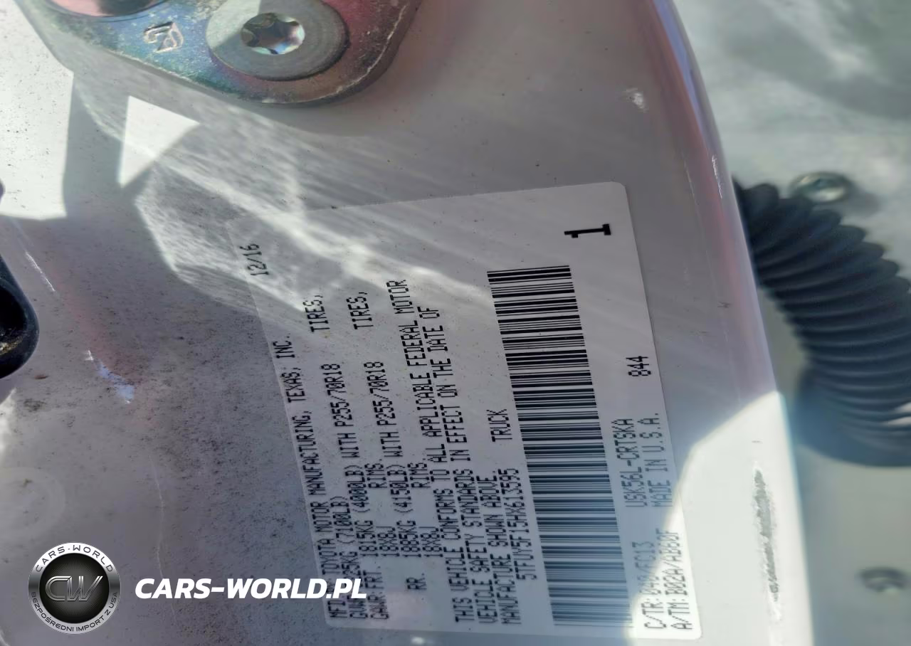 2017 Toyota Tundra Sr5 VIN:5TFUY5F15HX613595 - 12