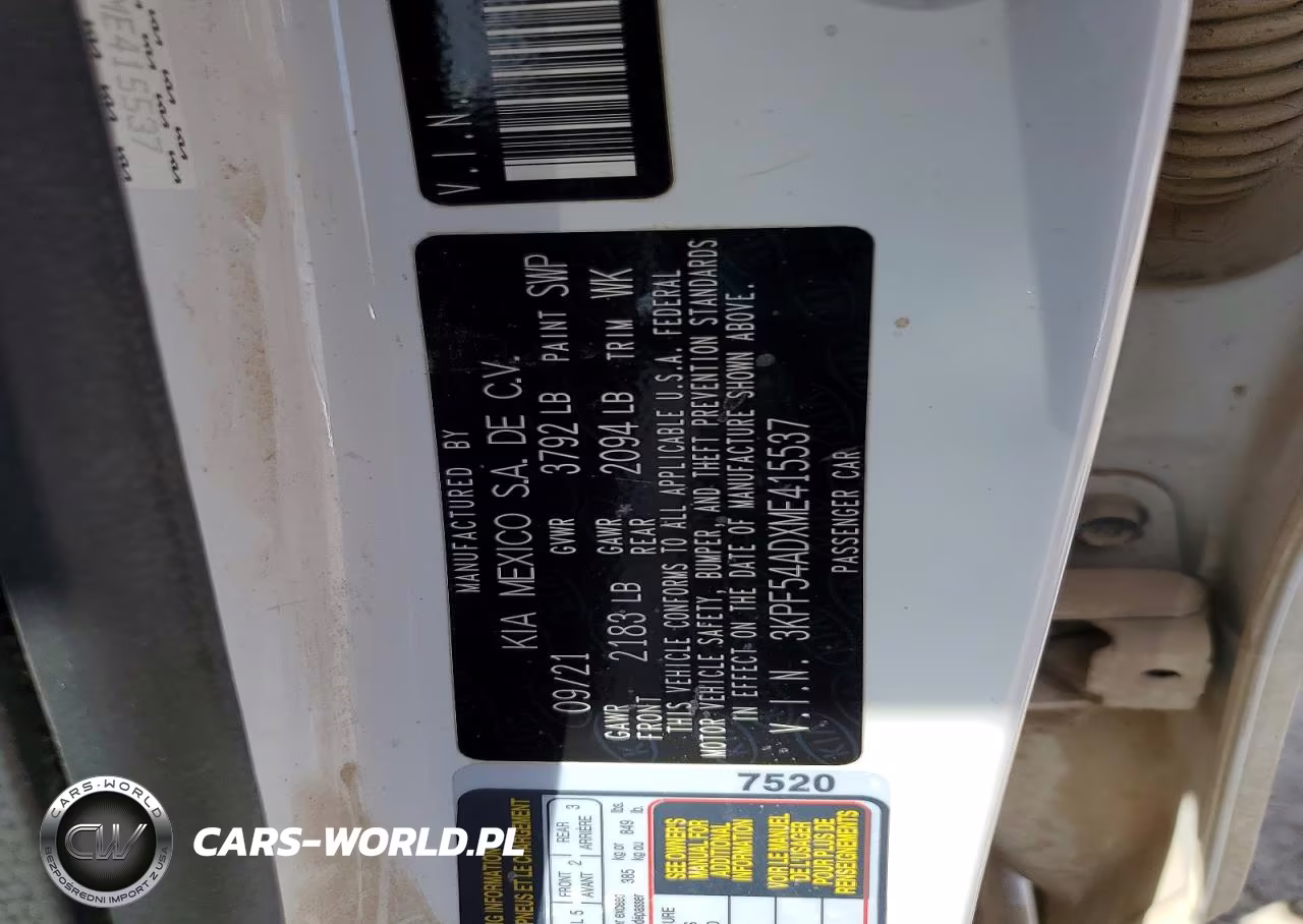 2021 Kia Forte Ex VIN:3KPF54ADXME415537 - 12