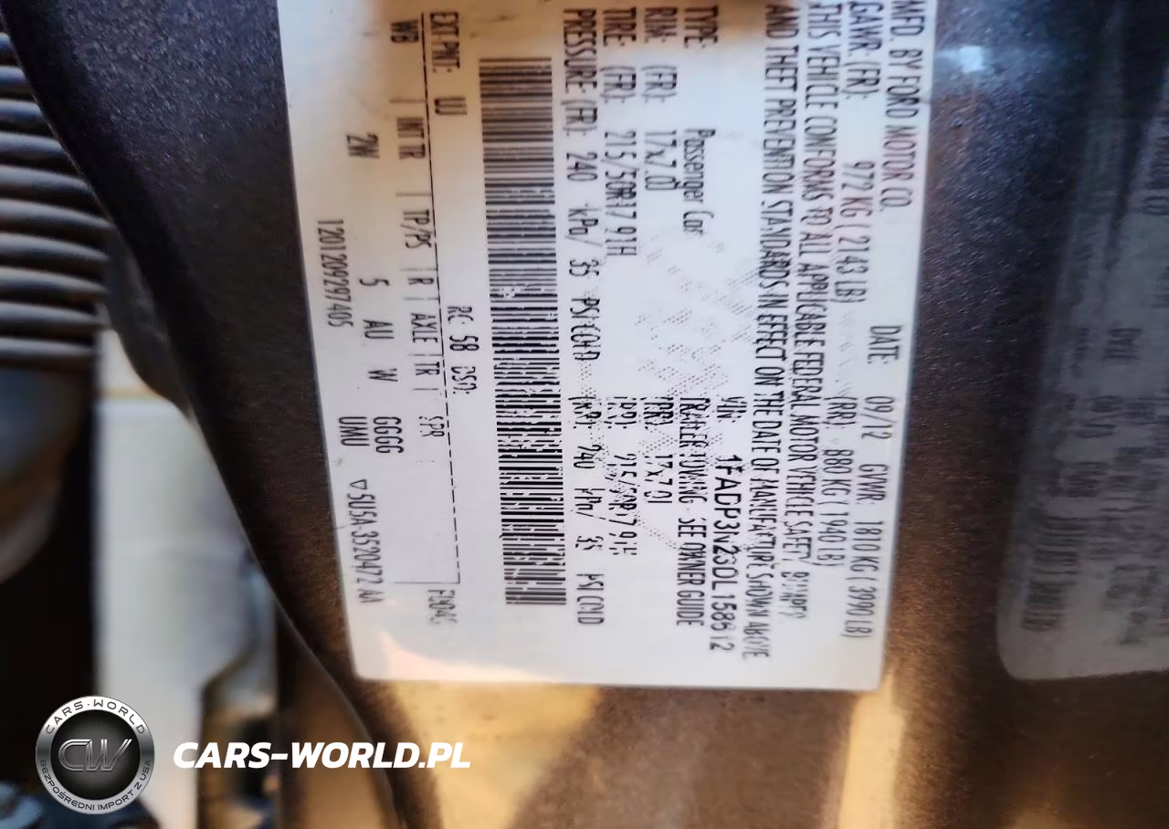 2013 Ford Focus Titanium VIN:1FADP3N23DL158612 - 12