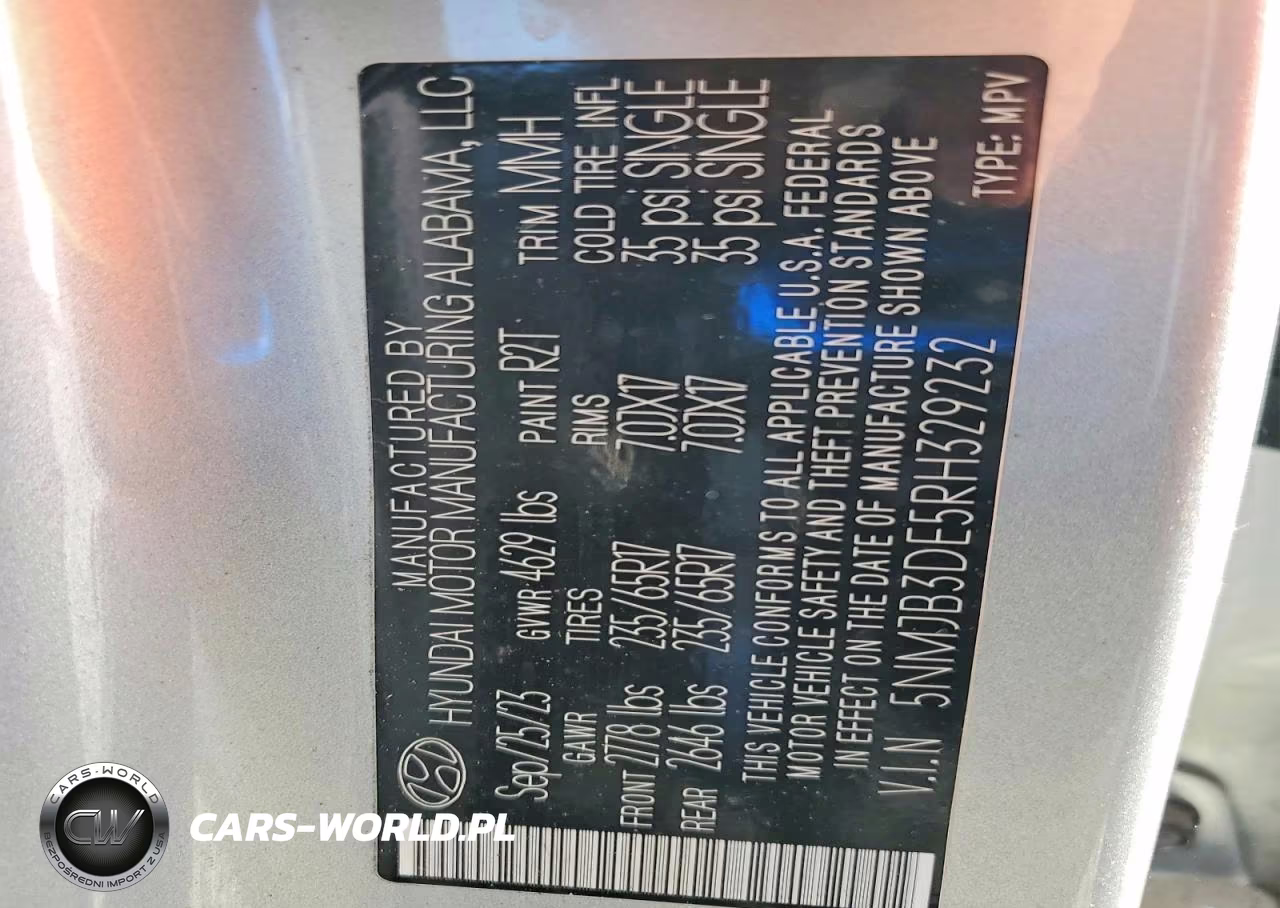 2024 Hyundai Tucson Sel VIN:5NMJB3DE5RH329232 - 12