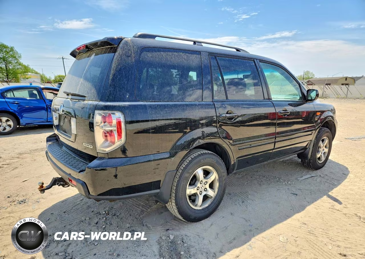 2007 Honda Pilot Exl VIN:5FNYF18577B002413 - 3