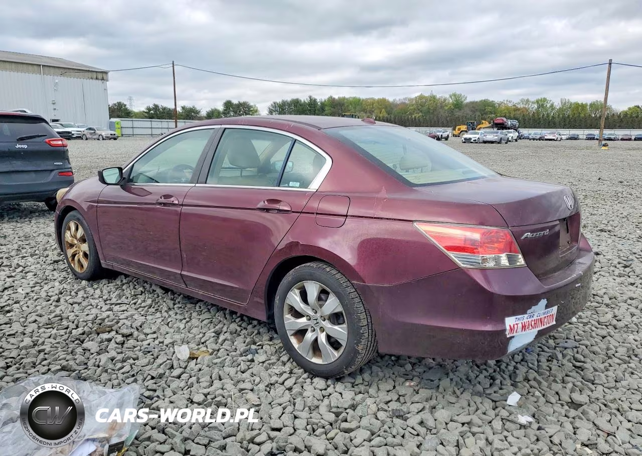 2008 Honda Accord Exl VIN:1HGCP26898A148625 - 2