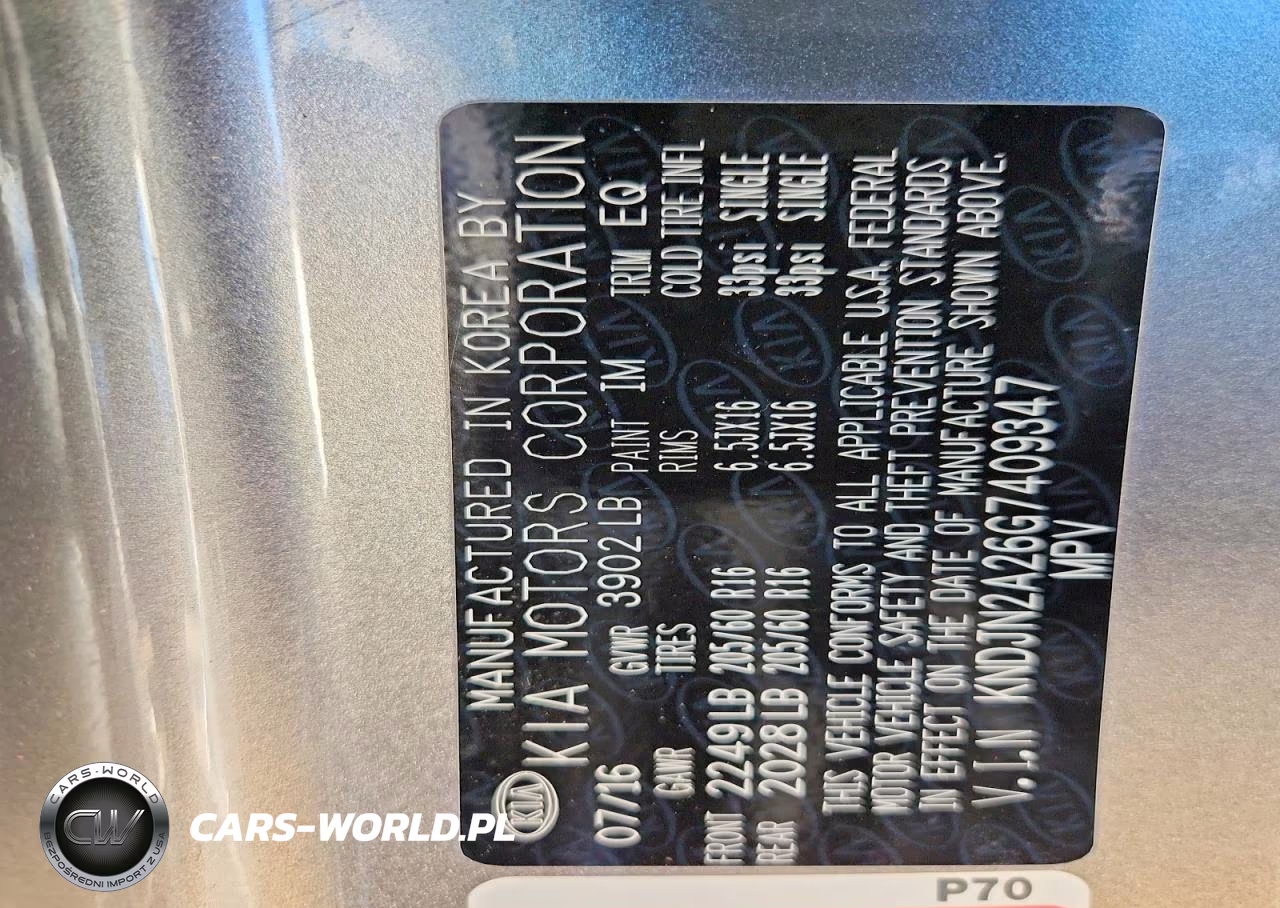 2016 Kia Soul Base VIN:KNDJN2A26G7409347 - 13