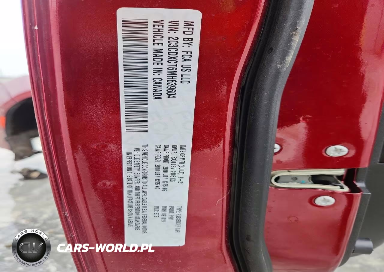 2021 Dodge Charger R VIN:2C3CDXCT6MH639604 - 12
