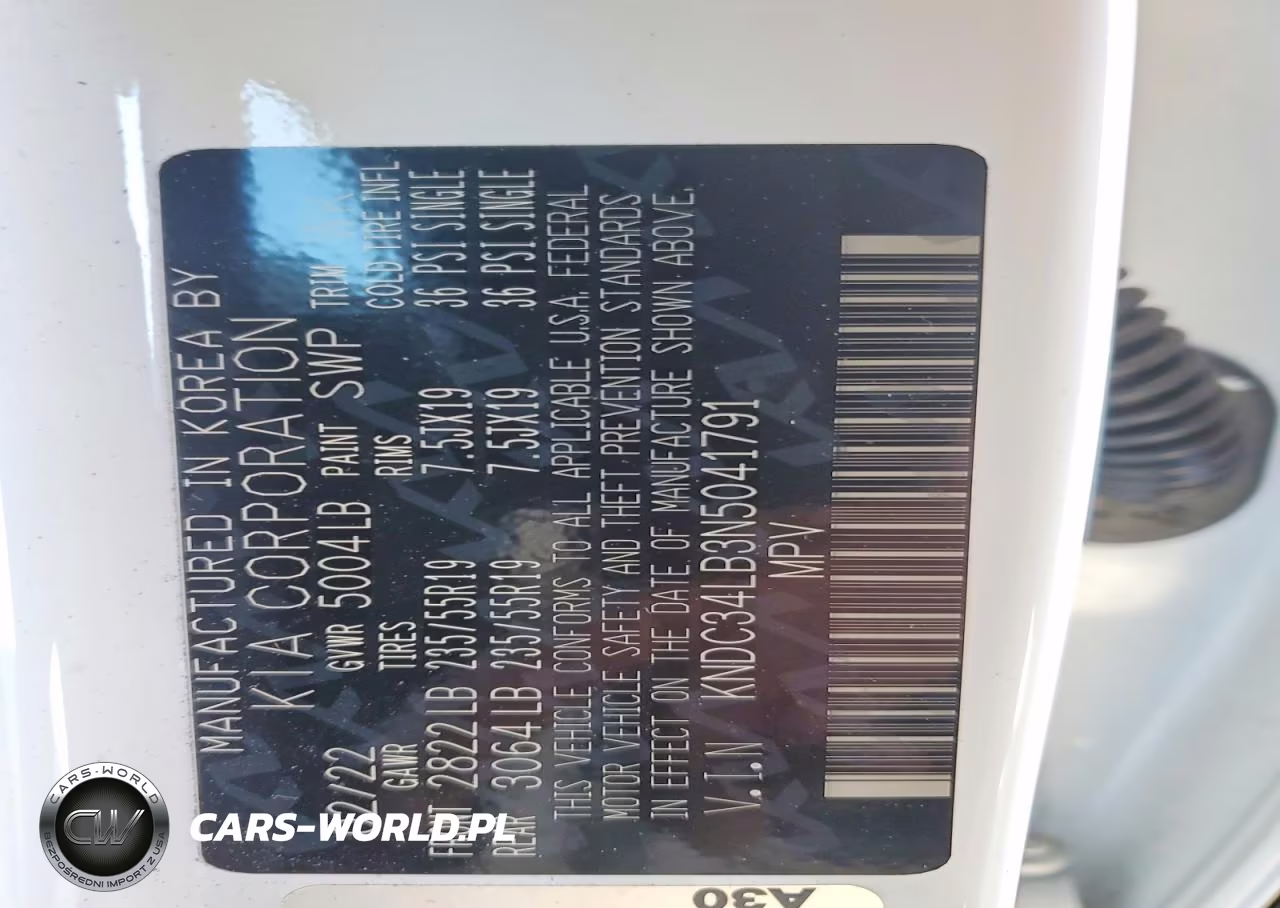 2022 Kia Ev6 Light VIN:KNDC34LB3N5041791 - 13