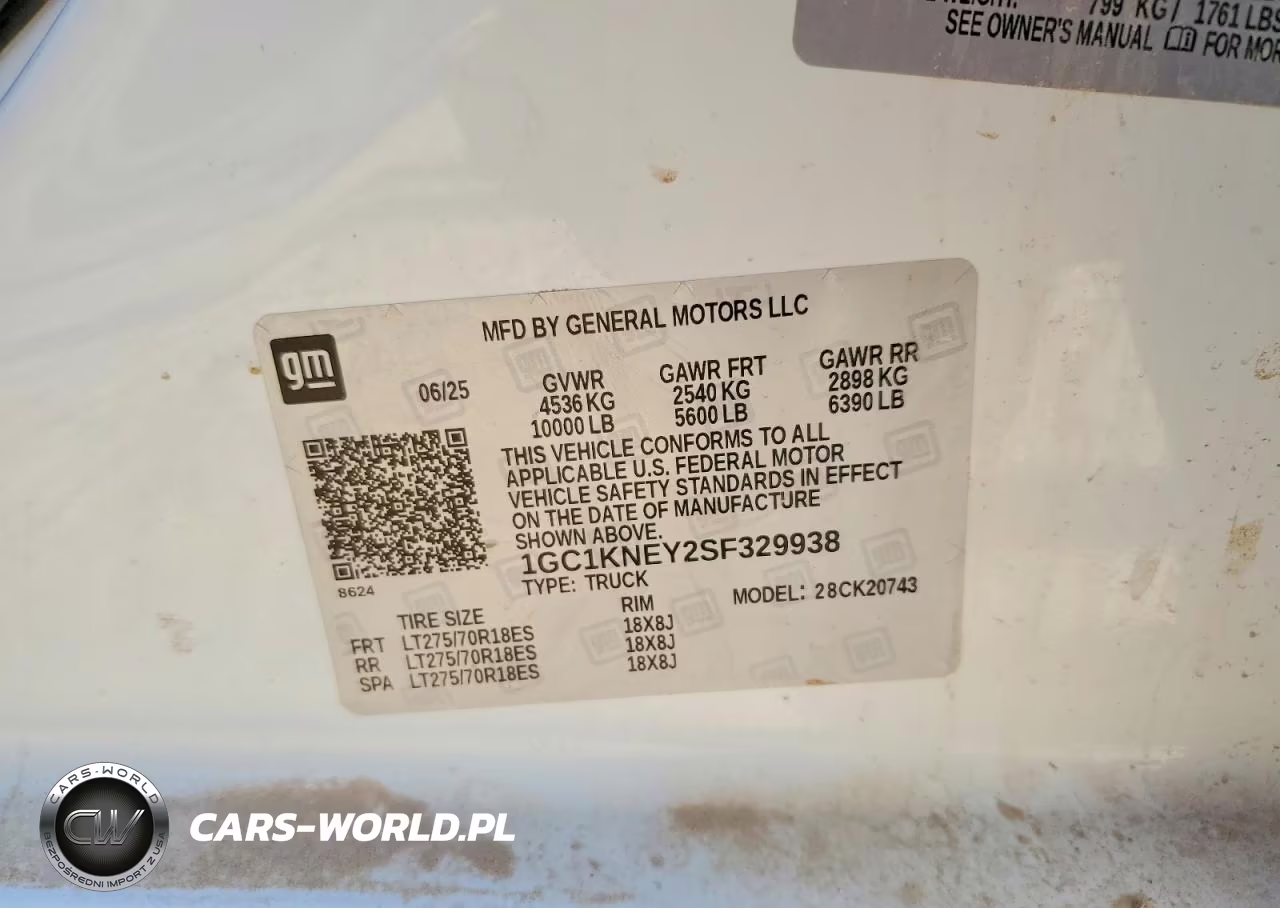 2025 Chevrolet Silverado K2500 Heavy Duty Lt VIN:1GC1KNEY2SF329938 - 12