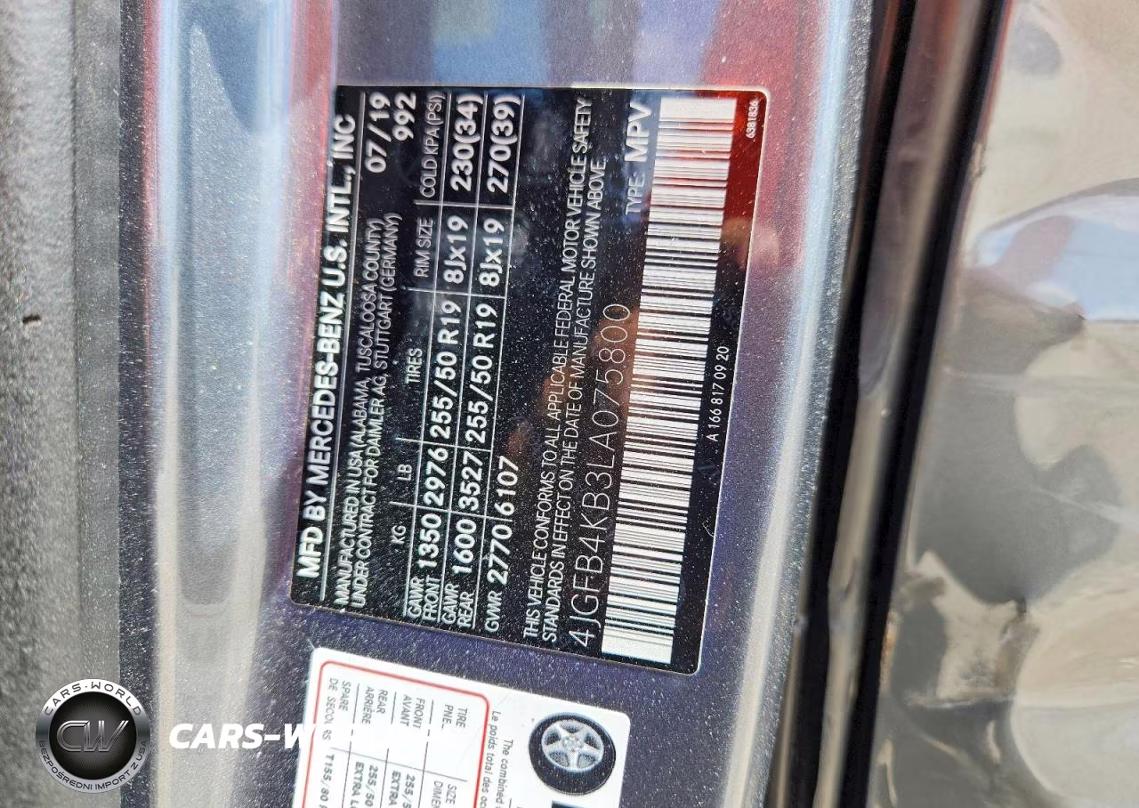 2020 Mercedes-Benz Gle 350 4Matic VIN:4JGFB4KB3LA075800 - 12