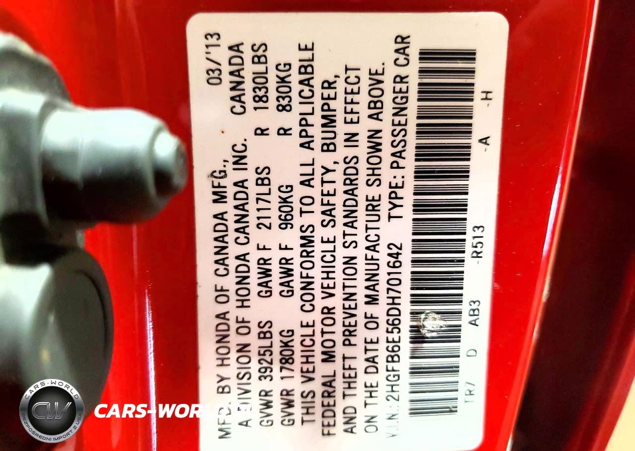 2013 Honda Civic Si VIN:2HGFB6E56DH701642 - 12