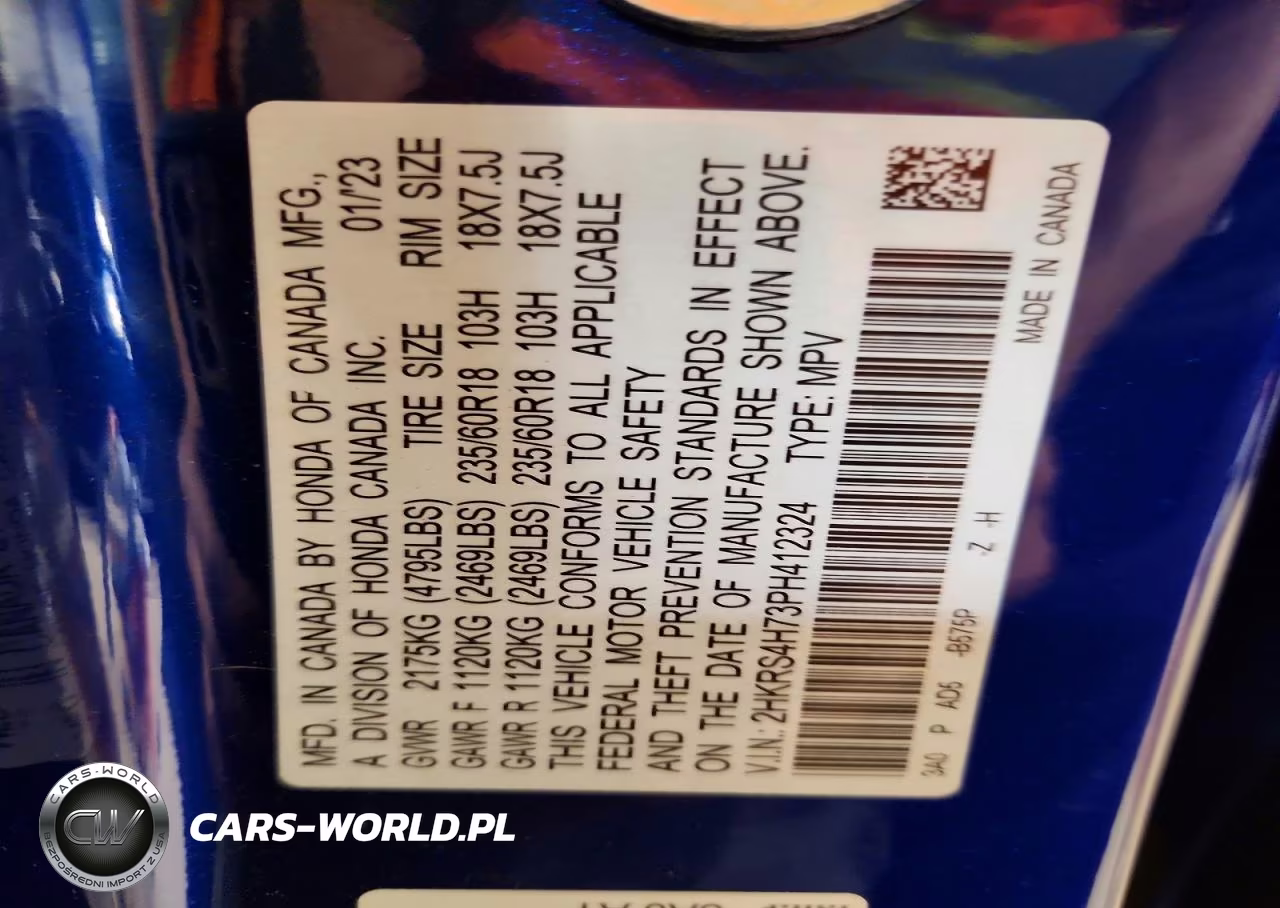 2023 Honda Cr-V Exl VIN:2HKRS4H73PH412324 - 13