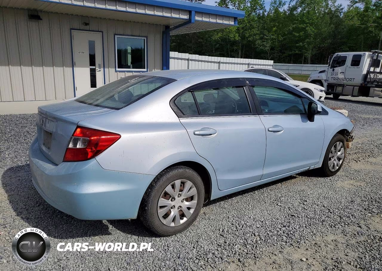 2012 Honda Civic Lx VIN:2HGFB2F55CH504094 - 3