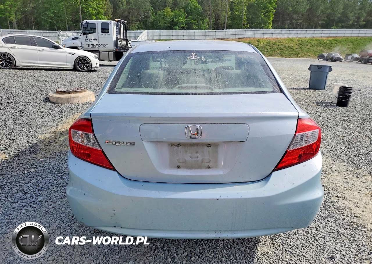2012 Honda Civic Lx VIN:2HGFB2F55CH504094 - 6