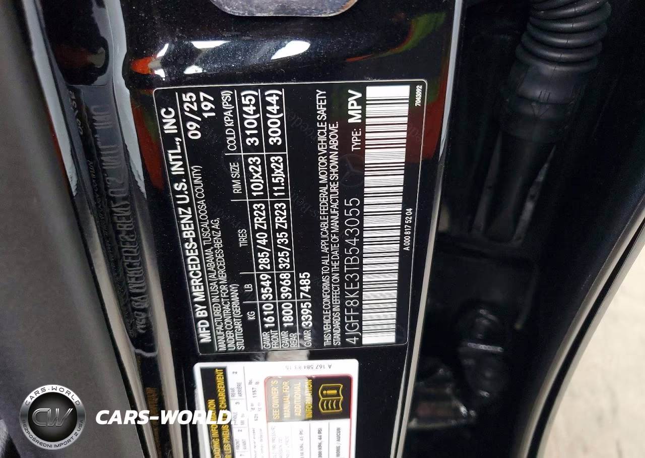2026 Mercedes-Benz Gls 63 Amg 4Matic VIN:4JGFF8KE3TB543055 - 14