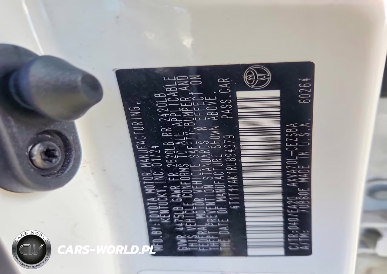 2024 Toyota Camry Se VIN:4T1T11AK1RU894379 - 12